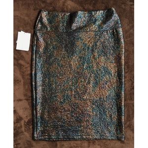 Sparkly lularoe cassie skirt size L